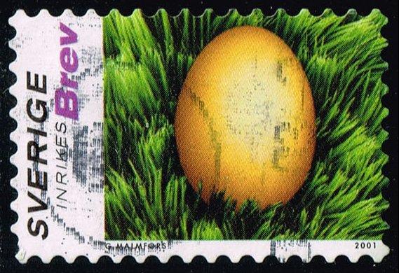 Sweden #2414a Orange Egg; Used (1.60)