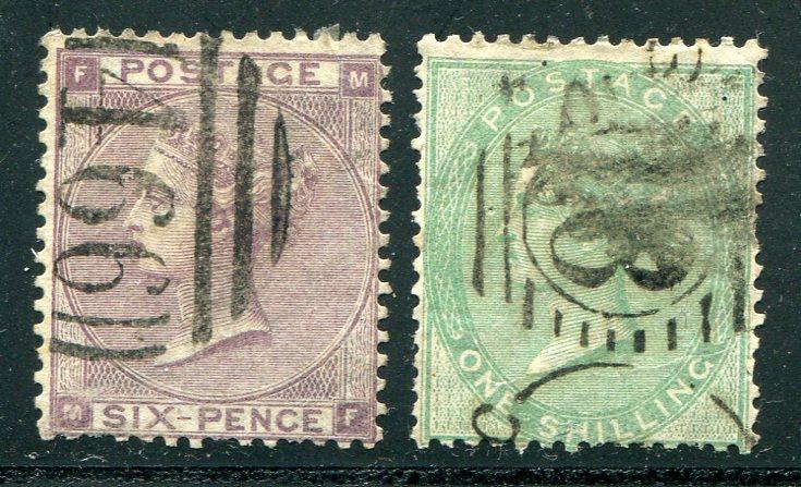 Great Britain #27 and 28  Used F-VF  