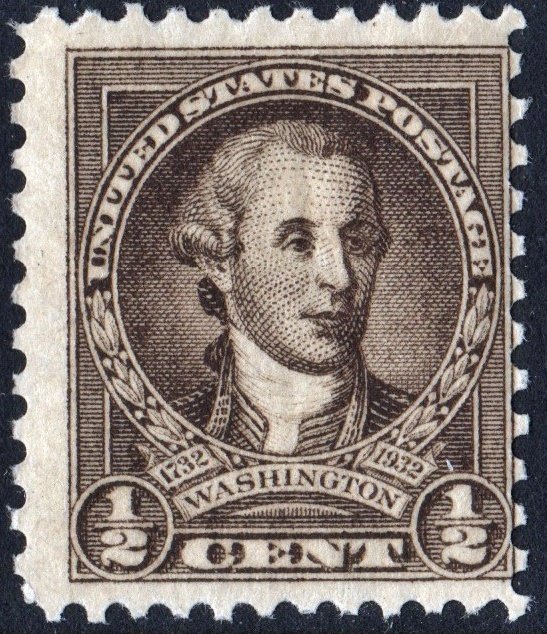 SC#704 1/2¢ Washington Bicentennial Single (1932) MNH
