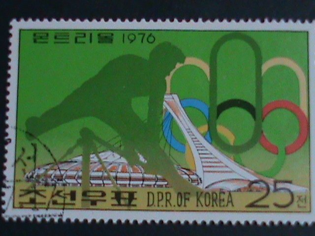 ​KOREA STAMP-1976-SC#1469-74 OLYMPIC GAMES MONTREAL'76-CANADA CTO STAMPS VF