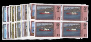 Falkland Islands Dependencies #1L38-52 Cat$49.60+, 1980 1p-£3, complete set ...