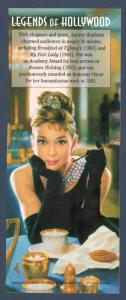 3786 Audrey Hepburn Selvage (No Stamps) Mint/nh Free Shipping