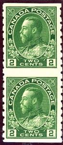 Canada #128a MINT Pair OG NH