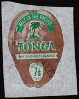 Tonga SG#331 Used - 1970 7s.  - Coconut