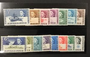 (BJ Stamps) BRITISH ANTARCTIC TERR., #1-15, 1963 Set of 15. MNH. CV $169.00