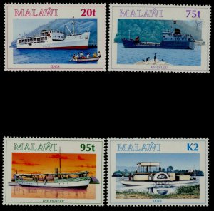 Malawi 634-7 MNH Ships of Lake Malawi