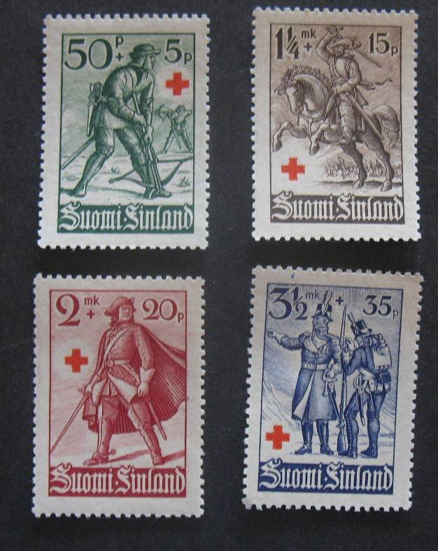 Finland #B39-B42 (Set) MH- SCV=$12.50