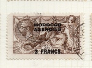 Morocco Agencies French Zone 1924-32 Used Shades 3F. Optd Surcharged NW-180677