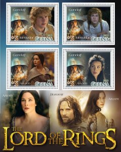 Stamps. Cinema. The Lord of the Rings 2023 year 1+1 sheets perforated MNH**