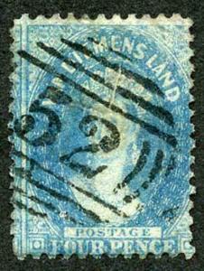 Tasmania SG72 4d deep blue perf 12