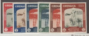 Cyrenaica Scott #C24-C29 Stamp - Mint Set