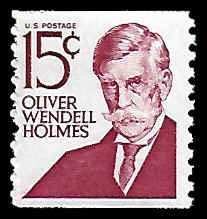 PCBstamps   US #1305E 15c O.W. Holmes, die 1, coil, MNH, (5)