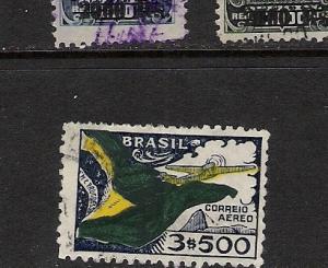 BRAZIL C31 VFU FLAG AIRPLANE XQ479 A