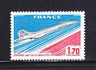 France C48 Set MNH Planes, Concorde