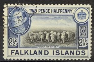 FALKLAND  ISLANDS 1938 DEFINITIVES 2.5d SG151  FINE USED