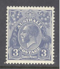 Australia Sc # 72 mint never hinged (BC)