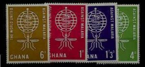 Ghana 128-31 MNH Malaria SCV0.90