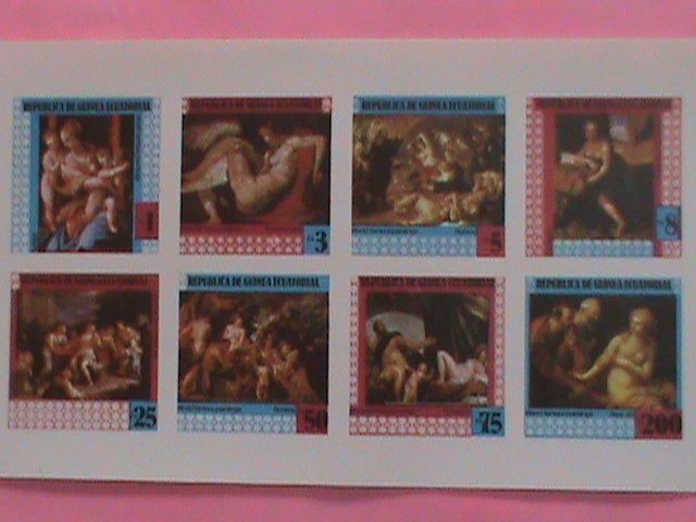 ​GUINEA EQUATORIAL STAMP- WORLD FAMOUS NUDE   PAINTING -MNH STAMP SHEET -RARE