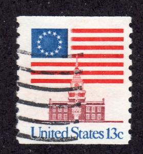 USA 1625 - Used-NH - Independence Hall - Coil