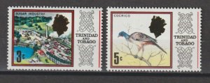 TRINIDAD & TOBAGO 1969/72 SG 340aw/41aw MNH
