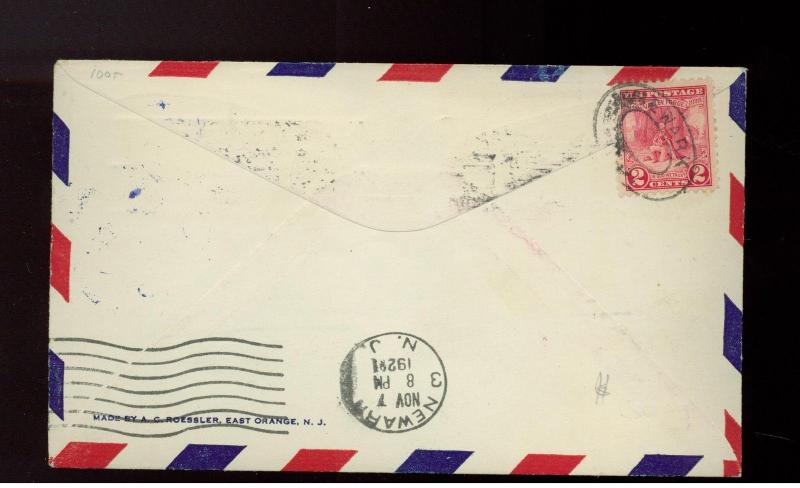 1929 Port Au Prince Haiti Airmail COver to A Roessler USA Mixed Franking