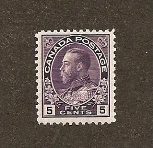 Canada  Scott 112a Mint NH   Scott CV $67.50 
