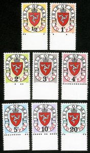 Isle of Man Stamps # J1-7 MNH VF Scott Value $35.50
