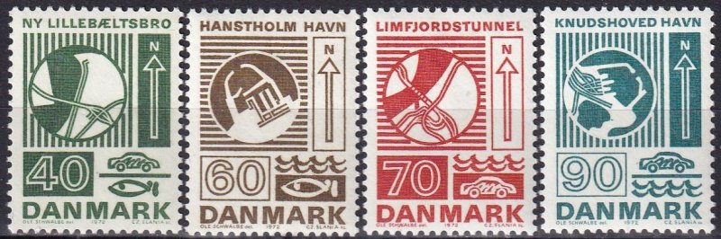 Denmark #509-12 F-VF Unused  (Z8141)