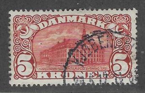 Denmark #820 5k General Post Office (U)* CV $200.00