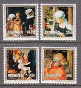 Penrhyn Island 379-382 Christmas MNH VF