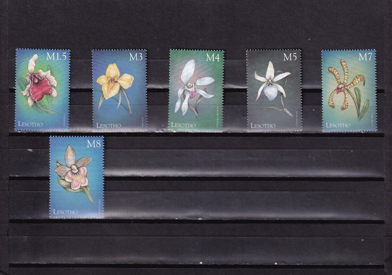 ER04 Lesotho 1999 Orchids MNH minisheet/stamps