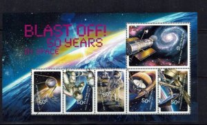 Australia: 2007,  Blast Off, 50 Years in Space,  MNH M/Sheet