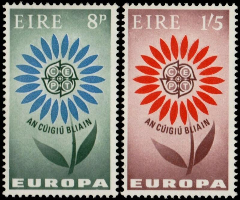 ✔️ IRELAND 1964 - EUROPA CEPT - SC. 196/197 MNH OG [IR0167]