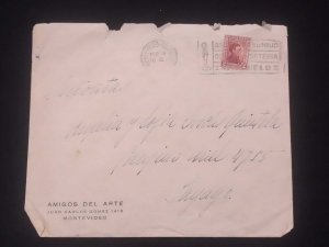 C) 1943. URUGUAY, INTERNAL MAIL, GENERAL JOSE ARTIGAS STAMP.