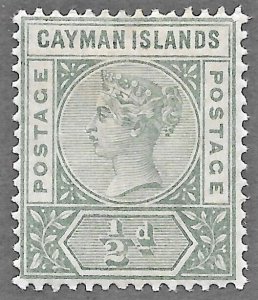 Cayman Islands (1900) - Scott # 1,   MH