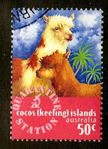 COCOS ISLAND 321 USED  SCV $1.60  BIN $.65