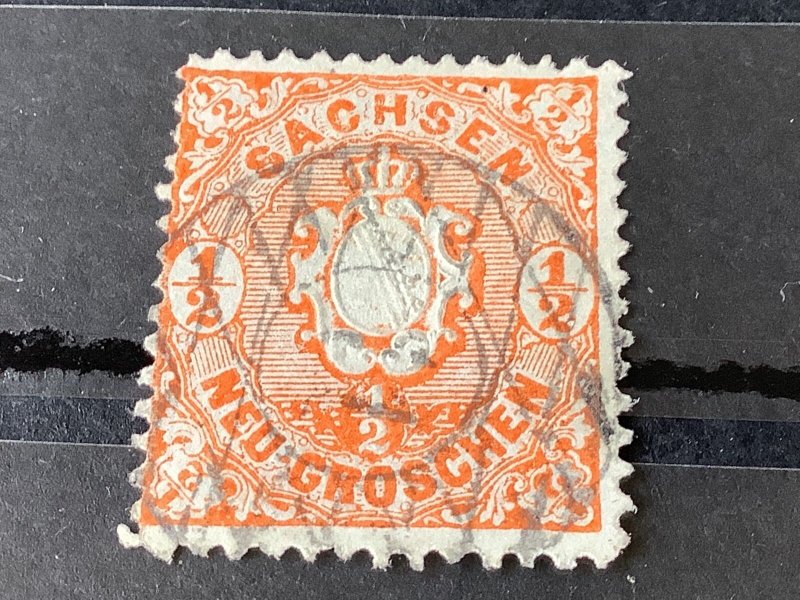Saxony 1863 Grid Number 11  for Altenburg  Cancel Stamp 57180