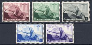 Belgium - Sc# B209 - B213 MH (some gum crease)   -  Lot 0617070