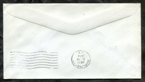 d85 - HPO Cover 1949 First Trip BURLINGTON VT and ALBANY NY