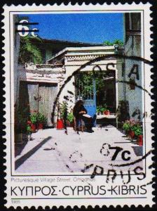 Cyprus. 1986  7c on 6c S.G.684 Fine Used