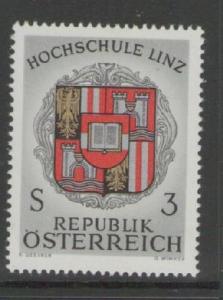 AUSTRIA SG1492 1966 INAUGURATION OF LINZ UNIVERSITY MNH