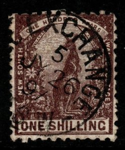 NEW SOUTH WALES SG258c 1889 1/= VIOLET-BROWN p11x12 USED