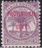 Samoa 38 Palm Trees 1899