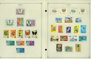 Ghana 1957-1992 M (mostly) & U Hinged on Scott International Pages thru 1999