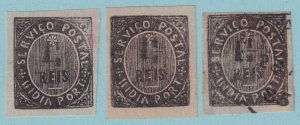 PORTUGUESE INDIA -GROUP OF 3 MINT AND USED STAMPS - NO FAULTS VERY FINE!- P440