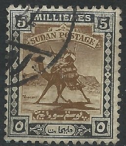 Sudan 1927 - 5m wmk SG - SG41