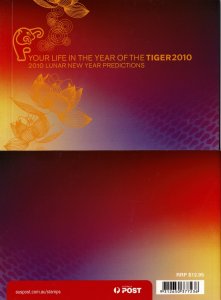 Christmas Island 2010 Year of the TIger  Prestige Booklet