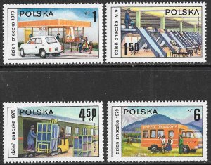 POLAND 1979 STAMP DAY Set Sc 2359-2369 MNH