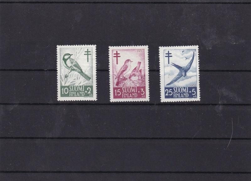 finland 1952 tuberculosis mnh stamps set ref 74101