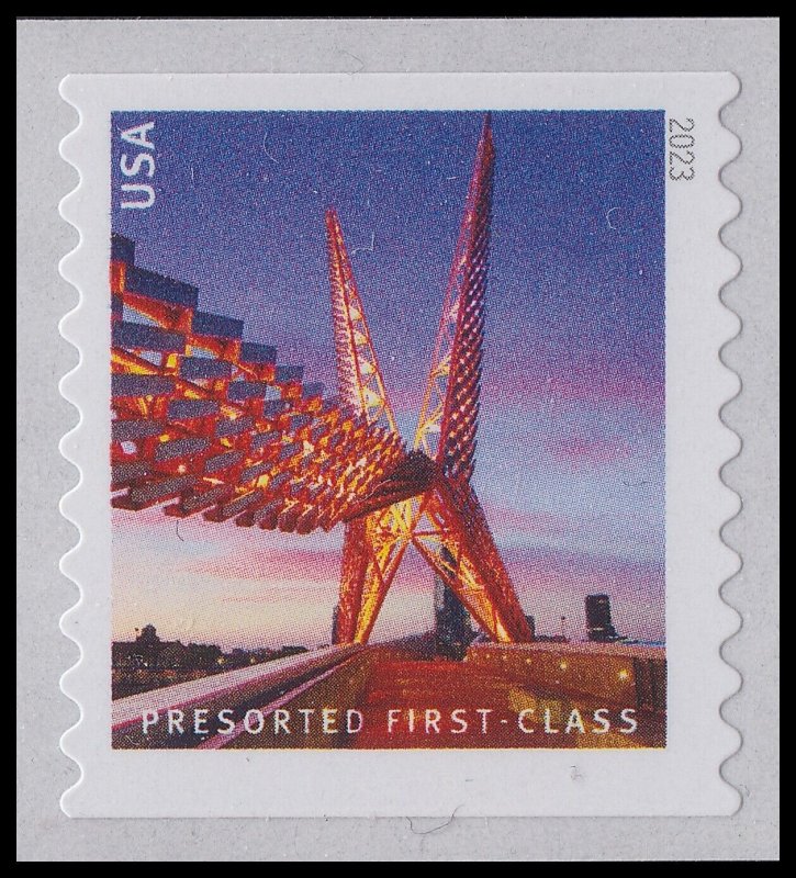 US 5808-5811 Bridges presorted first-class 25c coil set (4 stamps) MNH 2023